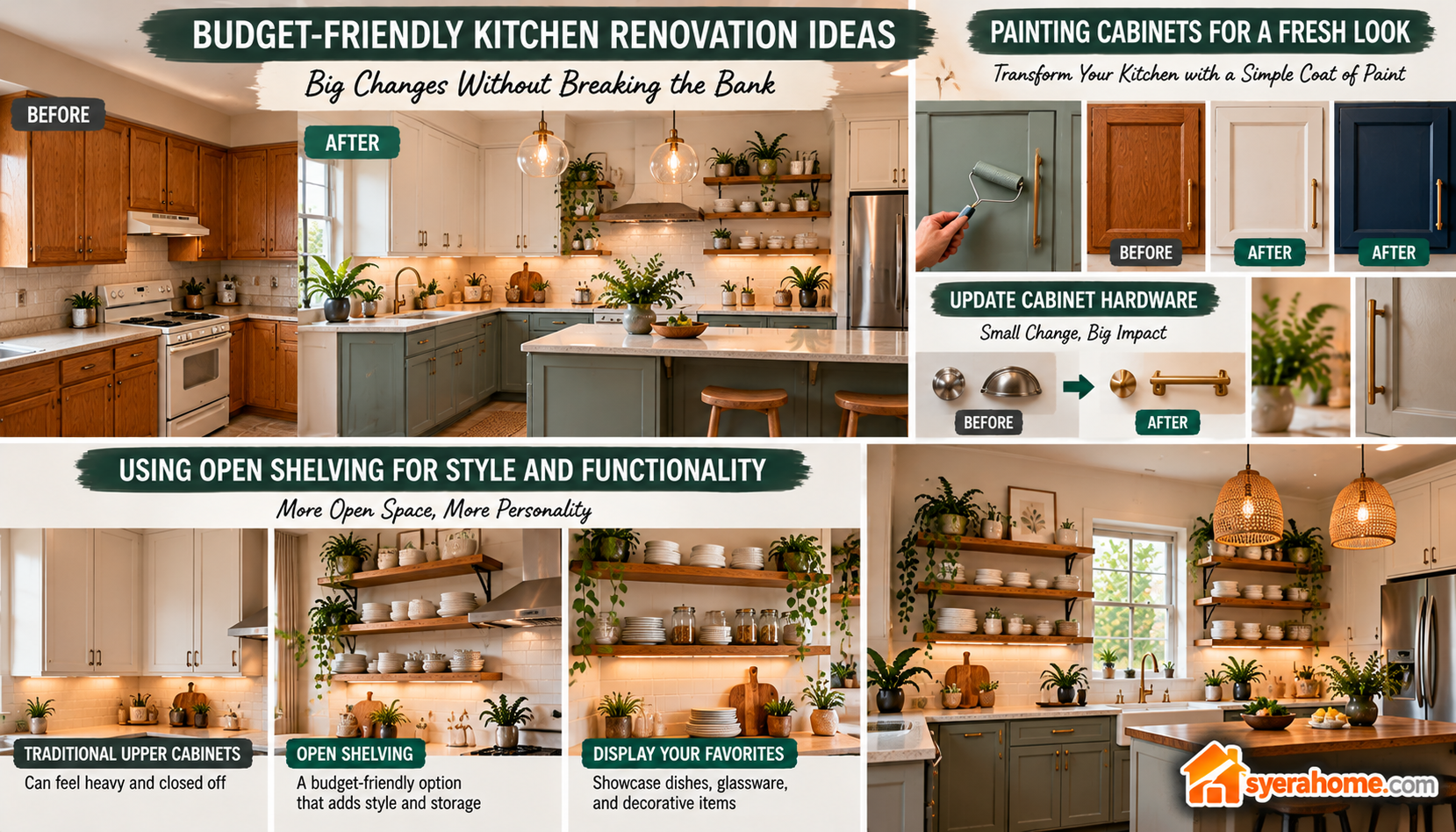 Budget Friendly Kitchen Makeover Ideas