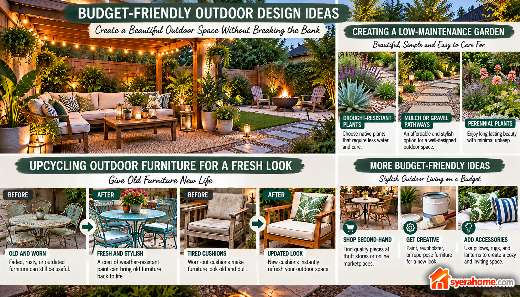 Budget Friendly Outdoor Design Ideas