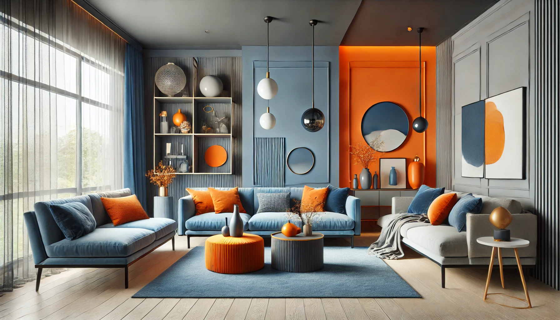 Complementary and Monochromatic Color Schemes in Modern Home Decor