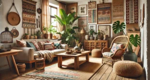 Cozy Bohemian Living Space With Eclectic Charm