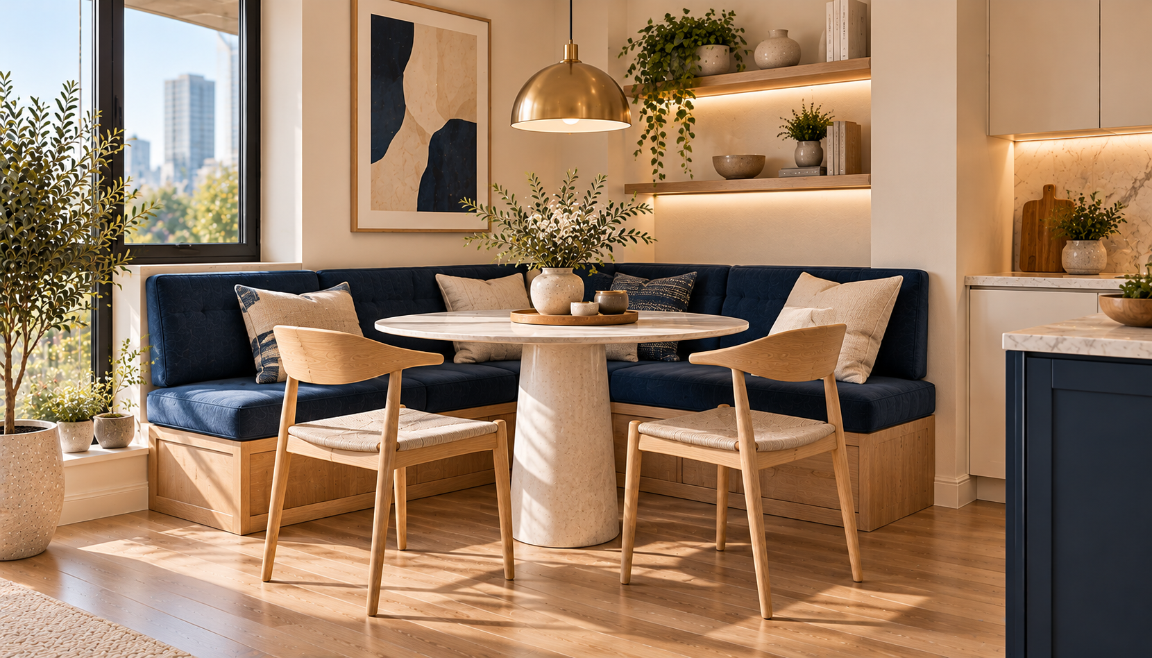 Cozy Scandinavian Dining Nook