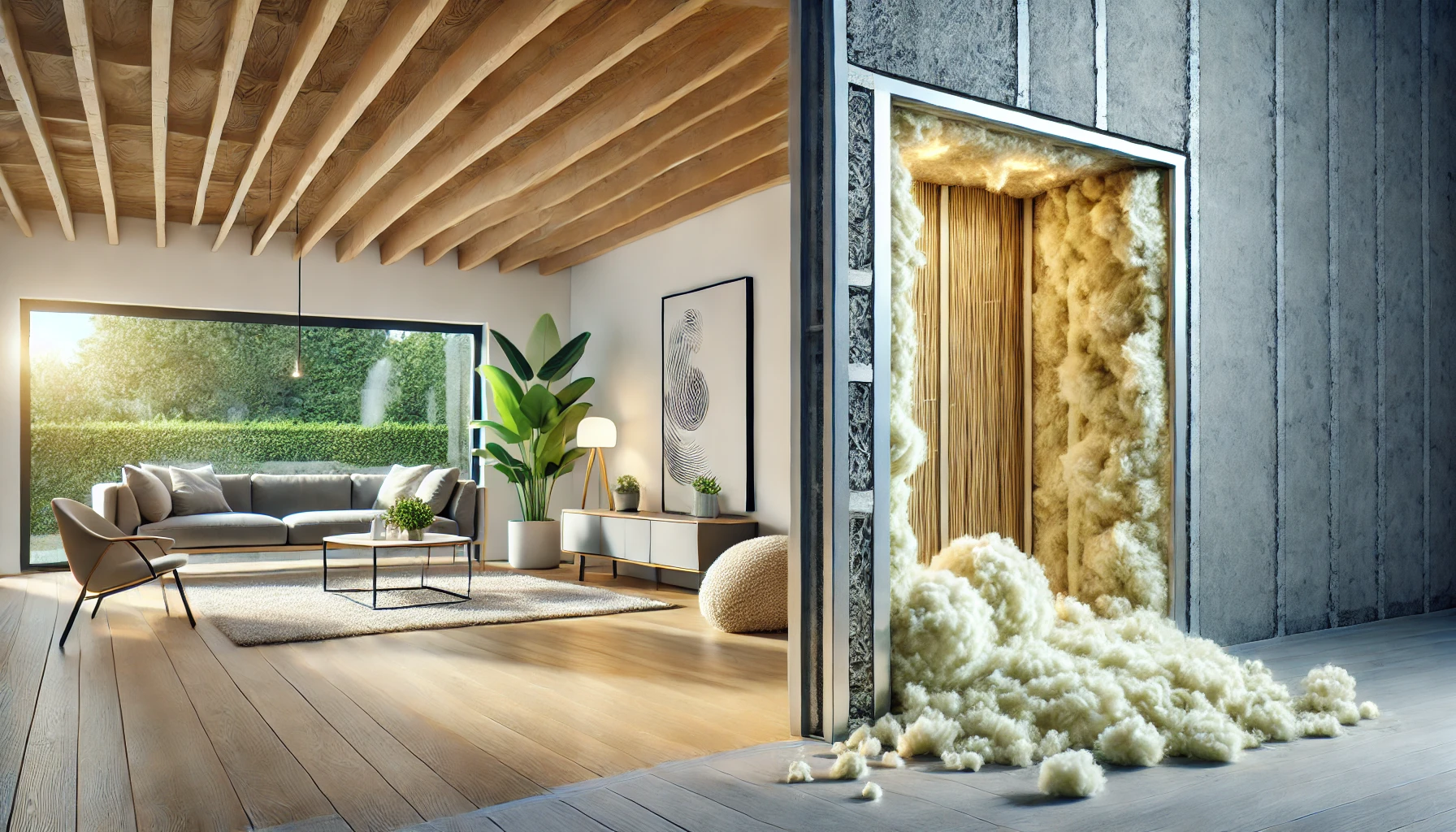 Eco Friendly Insulation Materials In A Modern Sustainable Home