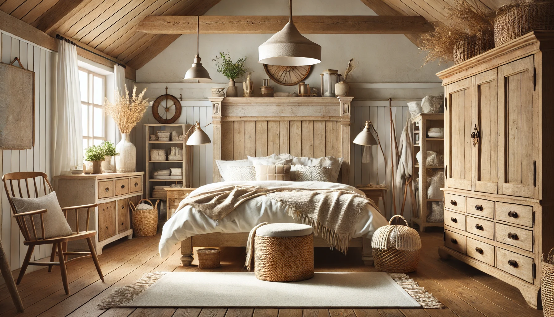 Farmhouse Bedroom Design