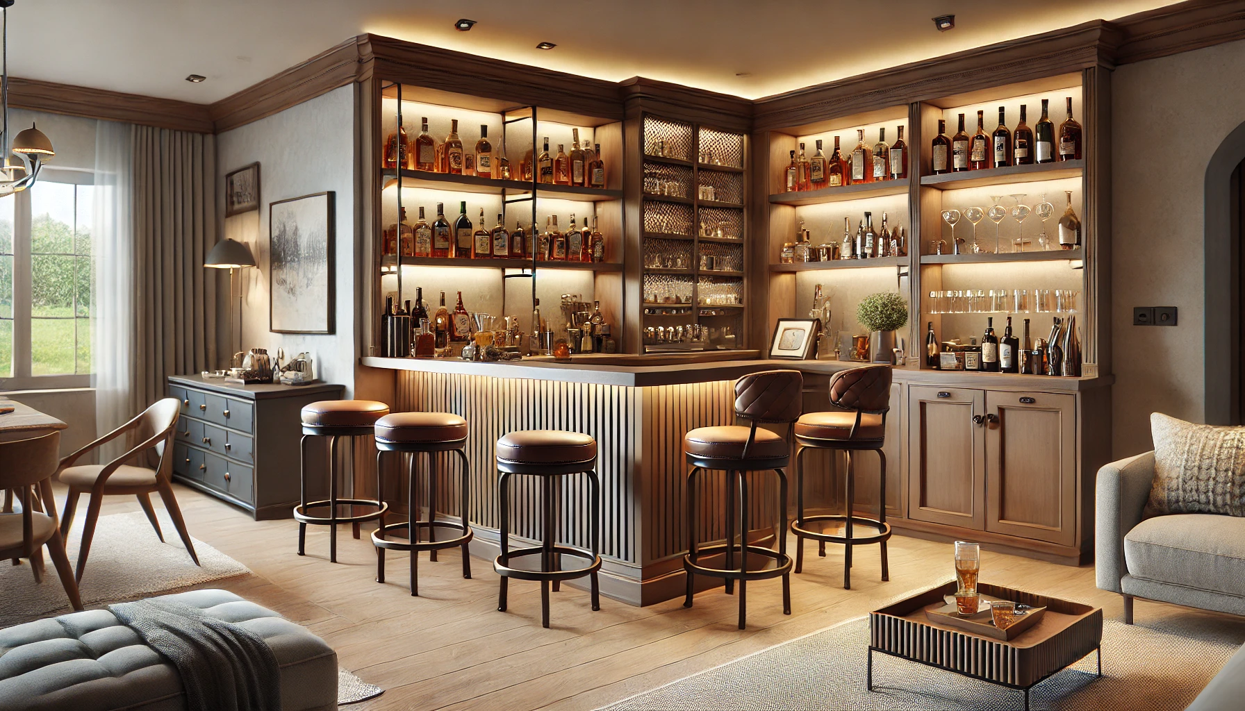 Home Bar Layout Ideas To Enhance Functionality