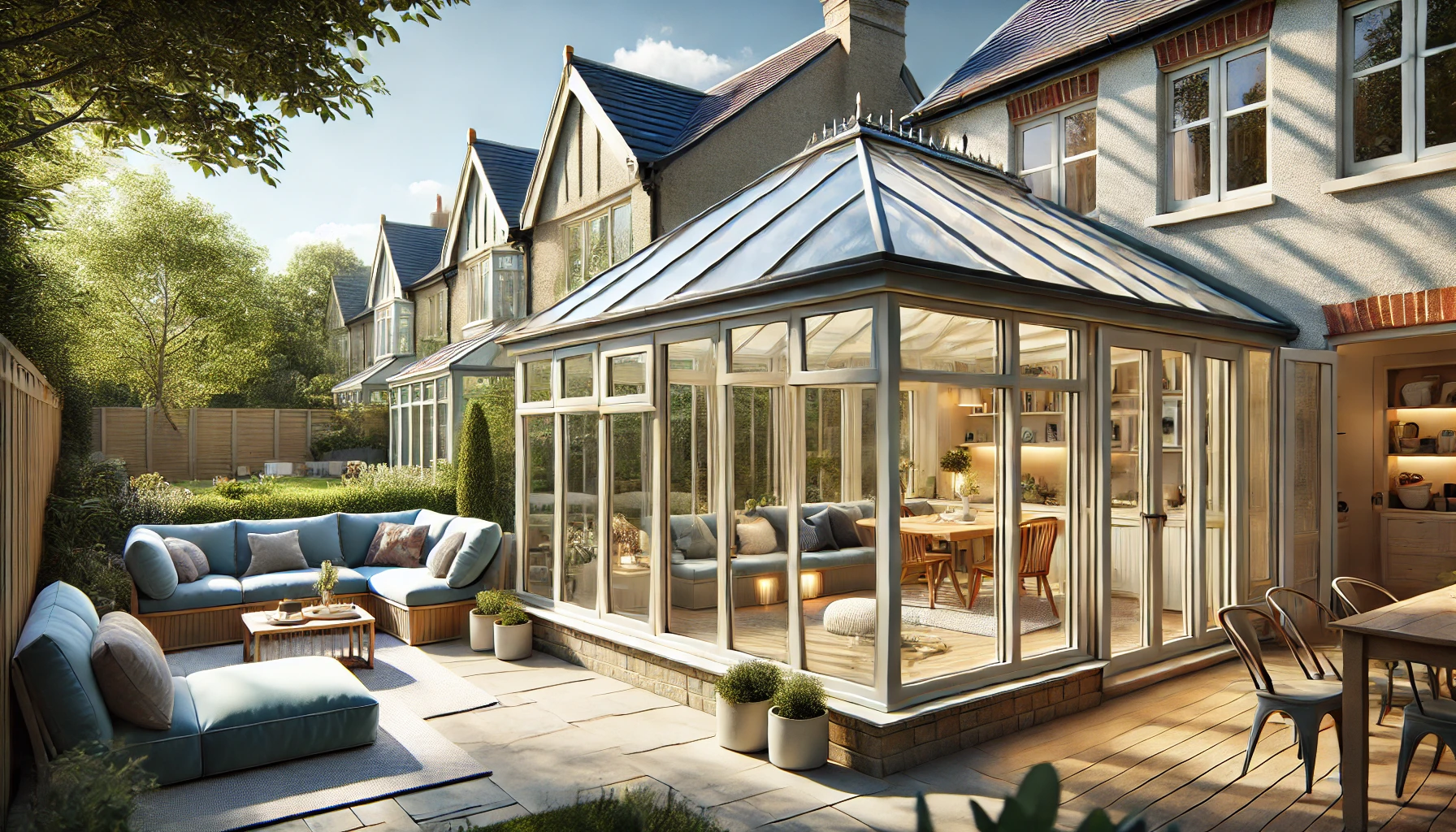 Modern Conservatory Extension As A Garden Room