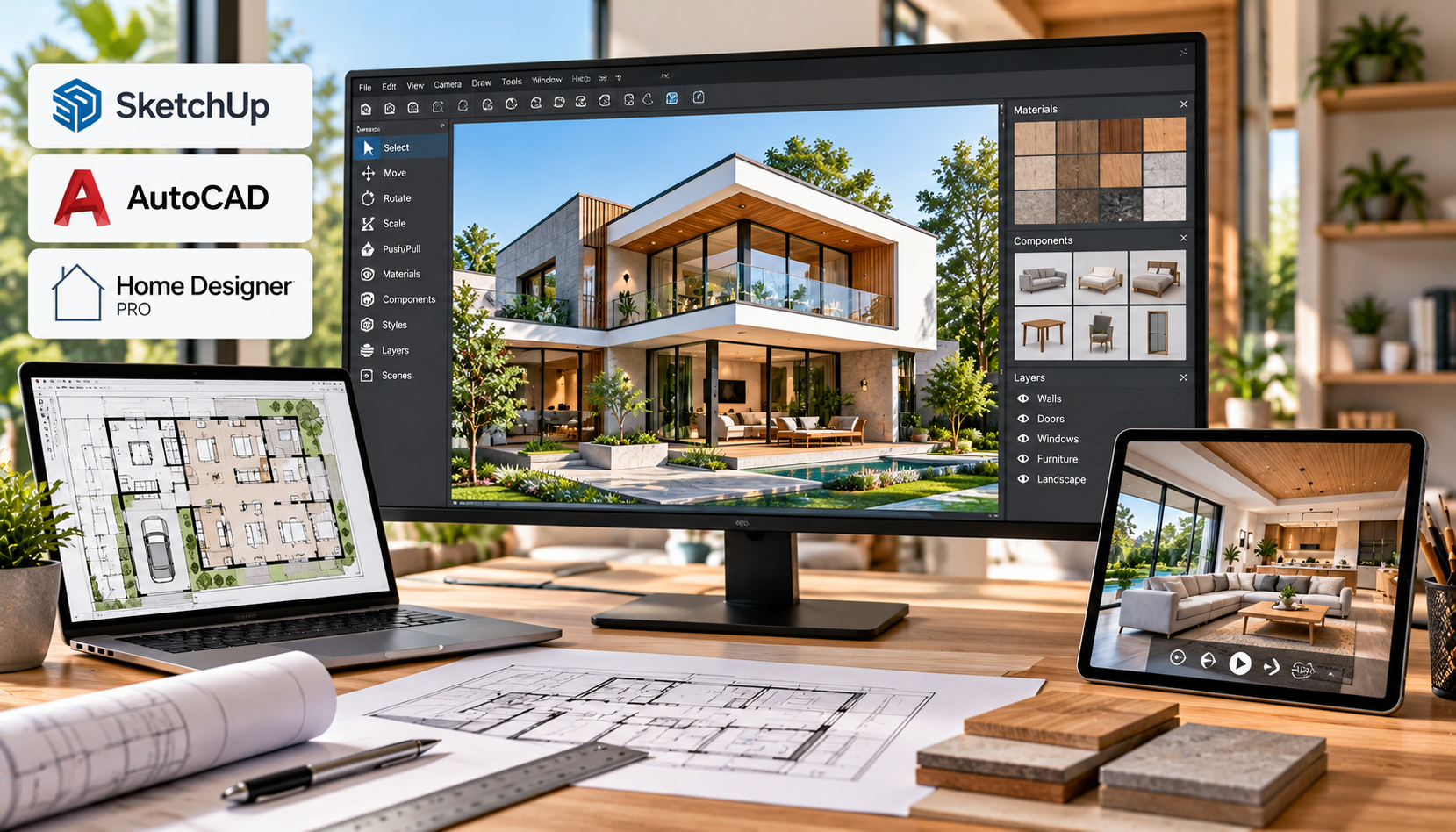 Modern Home Design Studio Workflow