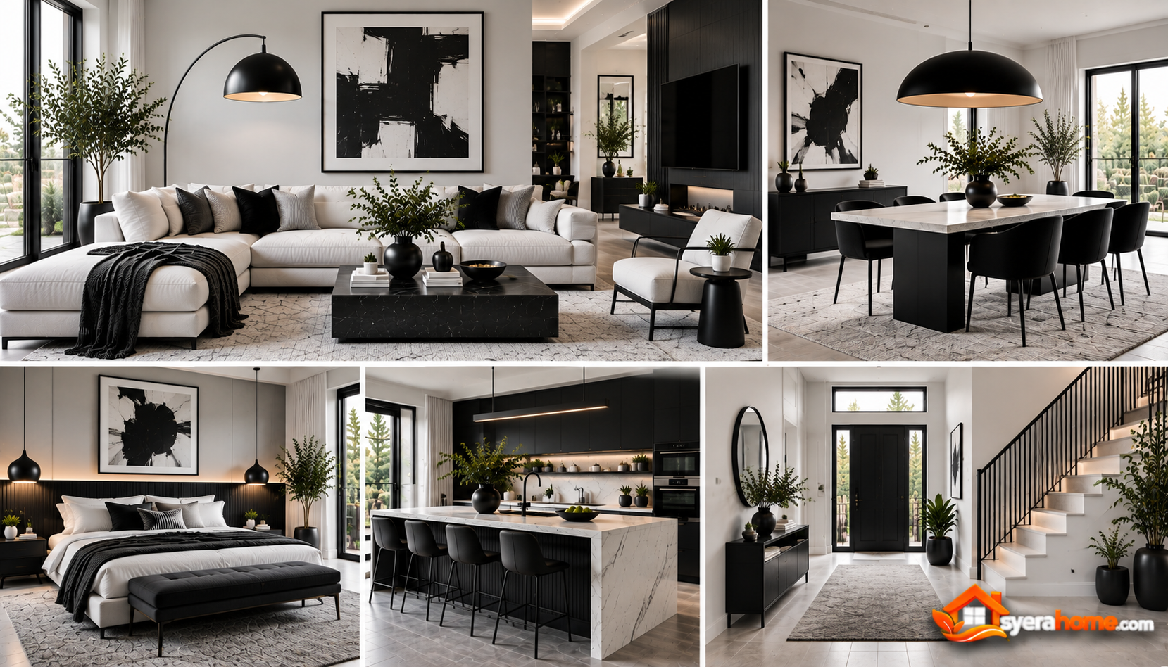 Modern Monochrome Home Showcase