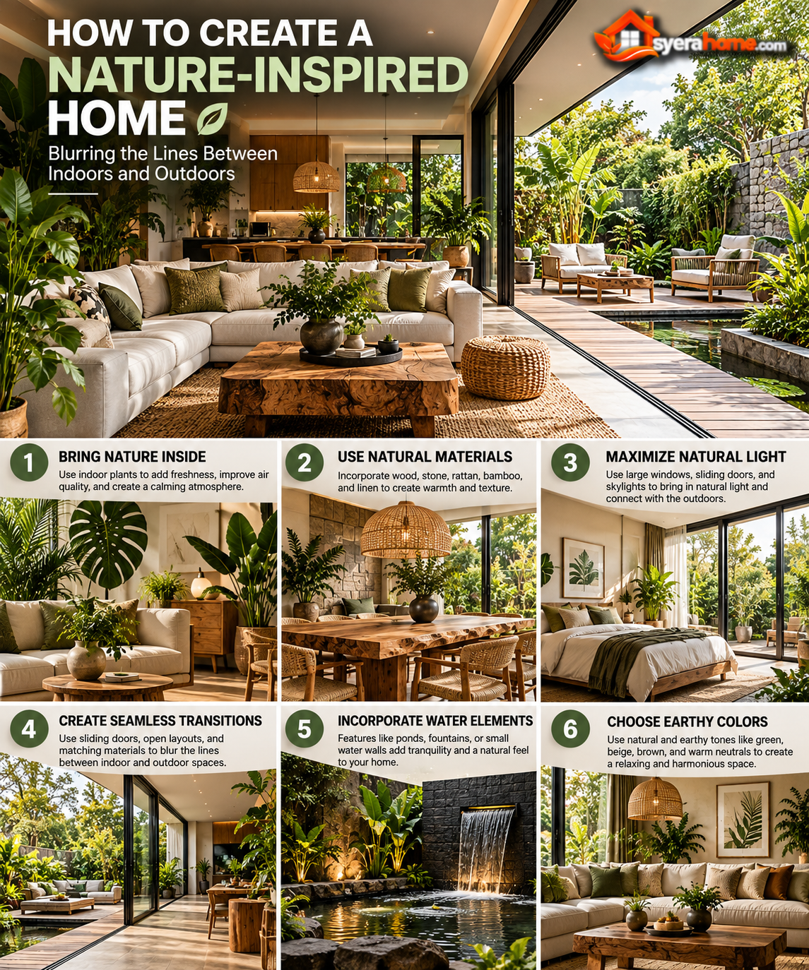 Nature Inspired Biophilic Home Design