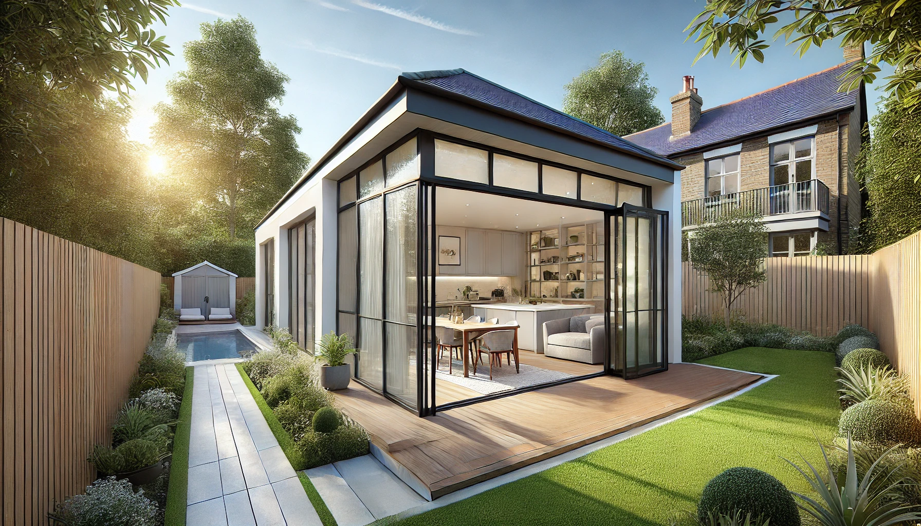 Seamless Indoor Outdoor Rear Home Extension