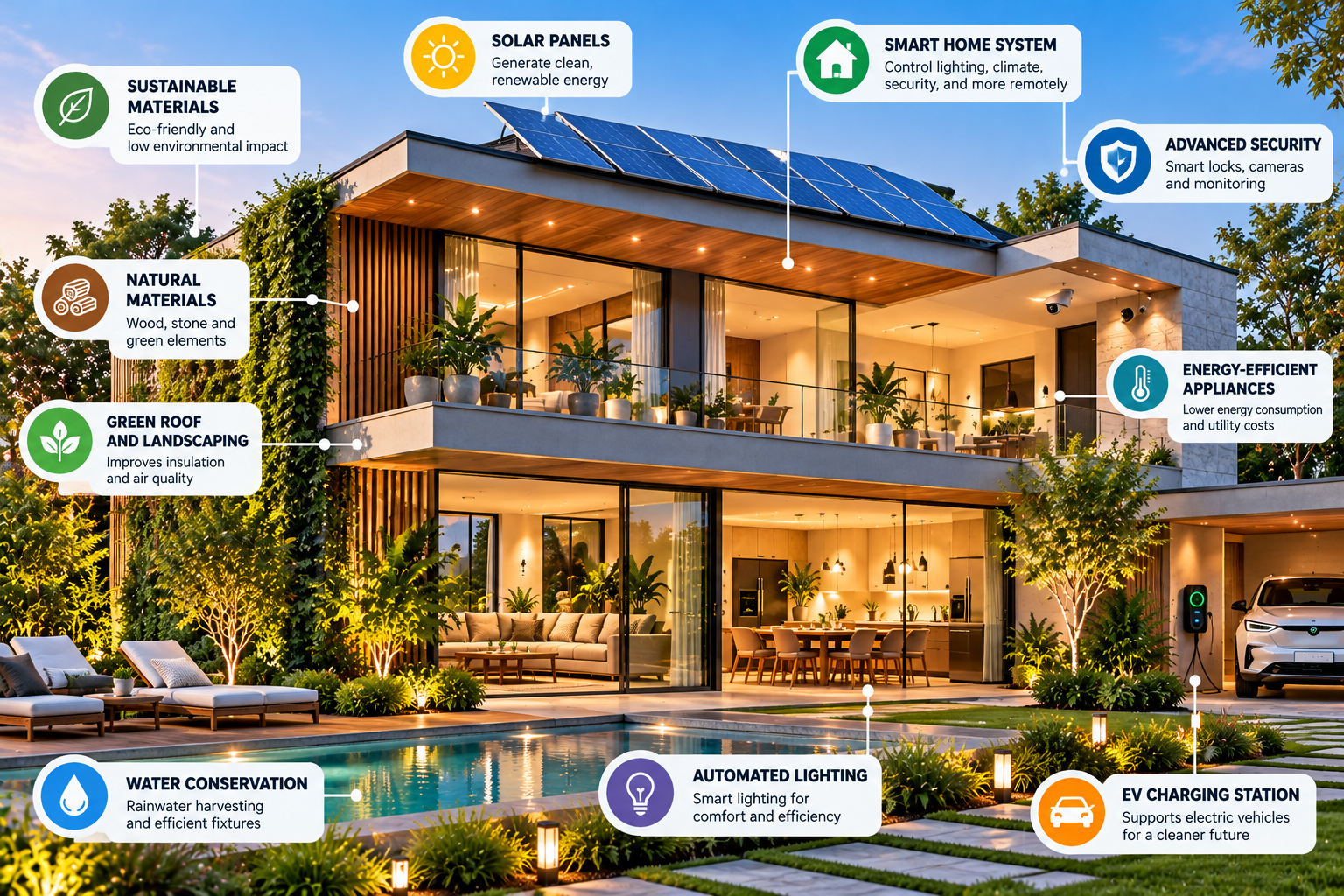 Smart Sustainable Home Feature Map