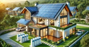 Solar Powered Home With Battery Storage System