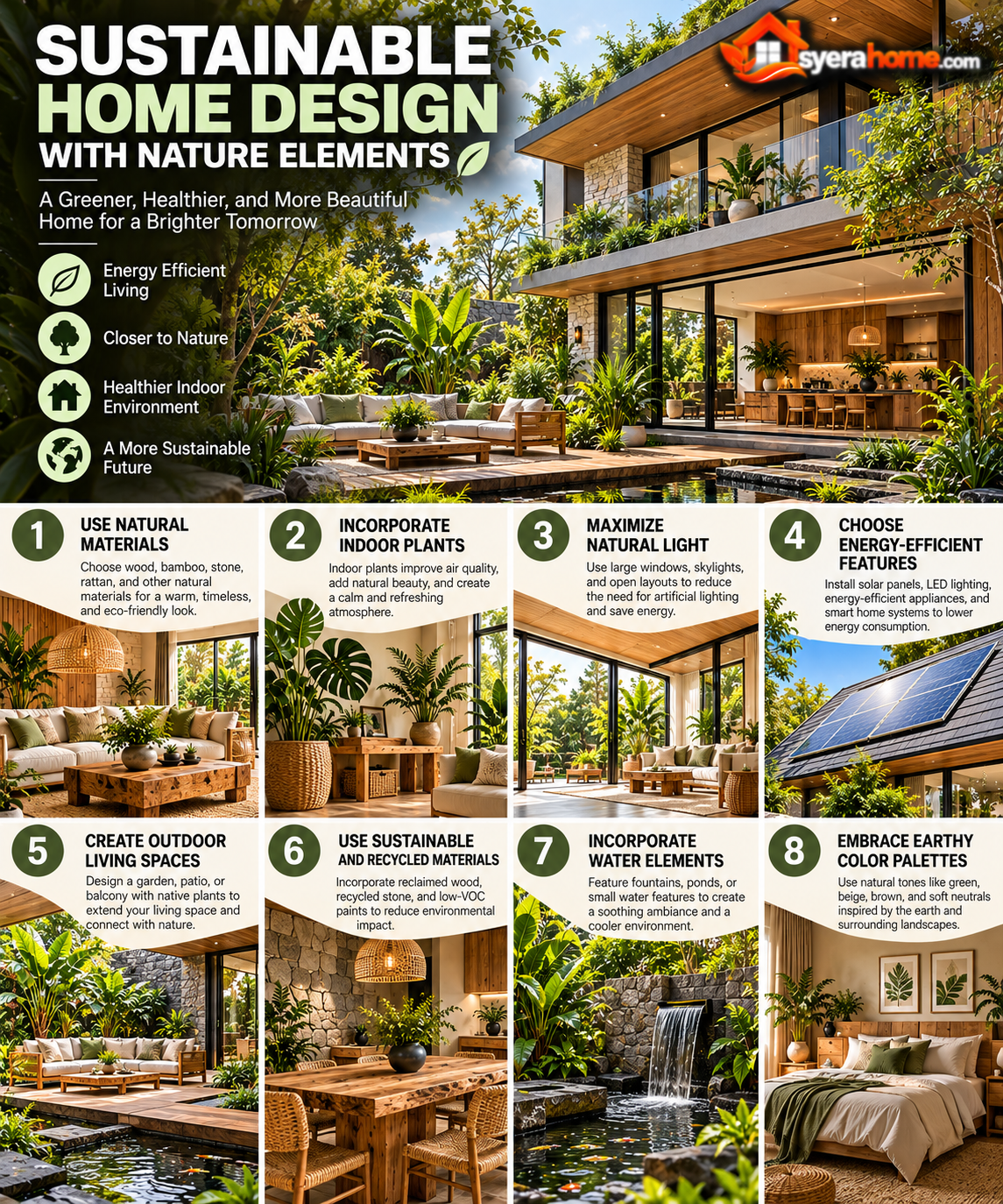 Sustainable Home Design With Nature Elements
