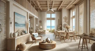 Coastal Home Design Image, Featuring Open Spaces, Natural Materials, And An Elegant, Realistic Touch.